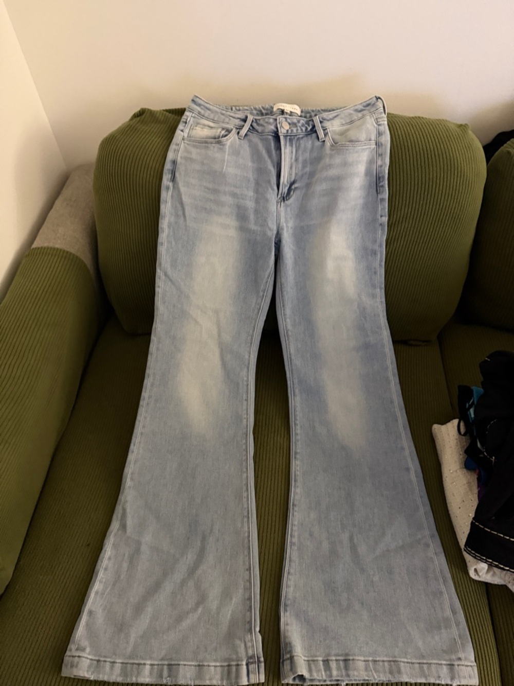 Light Blue Flared High-Rise Women’s Jeans